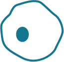 An Icon Image of a Blue Cell