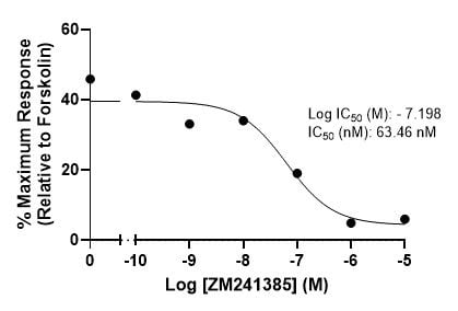 cAMP fig2 cAMP Agonist and Antagonist Assay Graph